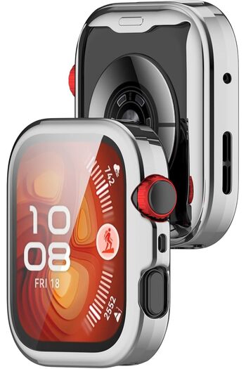 Fibaks Huawei Watch Fit 4 Compatible Case and Screen Protector 360 Full Protection Case Cover