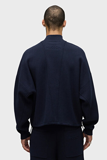 Hudson JRUE MOCK NECK SWEATER BAG - HUDSON - L, NAVY