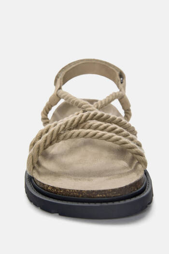 Pull & Bear Cord sandals