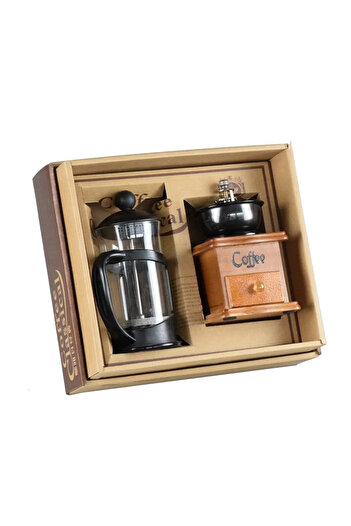 Generic Gift Box - Coffee Grinder & Coffee Maker - French Press