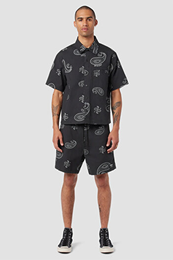 Hudson RACER BERMUDA SHORTS - - L, BLACK