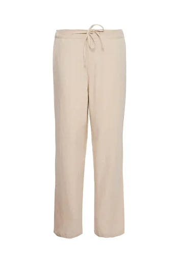 Haşema Linen Fabric Wide Leg Men's Trousers 4021