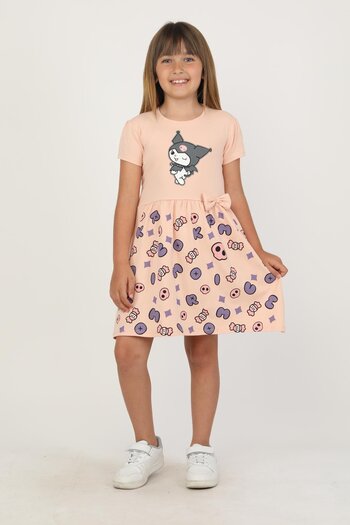 NEWKİDS Printed Girl's Dress