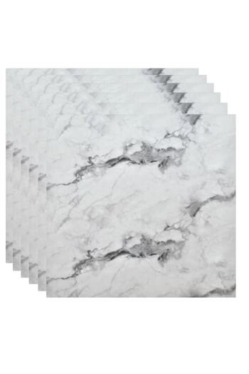 HOZRO Set 220 x Decorative Marble-Like Adhesive Tiles HOZRO, Premium Model