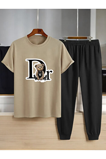 uyguntarz Unisex Dr: Ayi Design Printed Tshirt Tracksuit Set