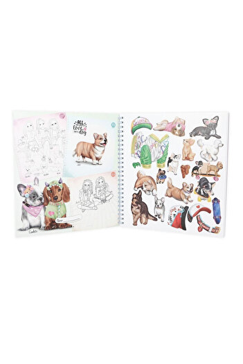 Top Model Dog Coloring Book 13218