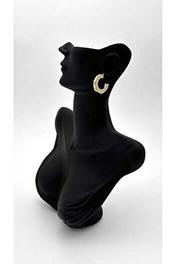 ELİOSA Symmetry (Xuping) Gold Tarnish Steel Earrings