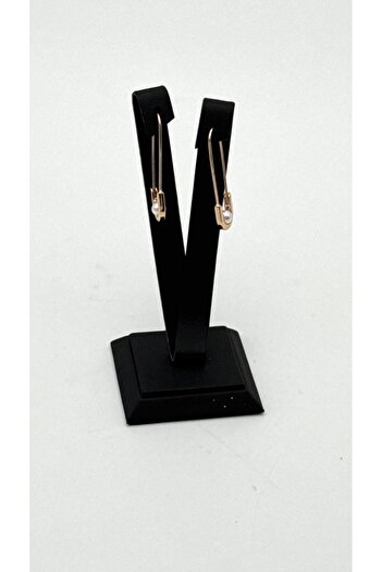 ELİOSA Fork Needle Detail (Xuping) Gold Tarnish Free Steel Earrings