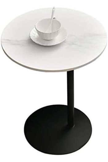 Generic Side Tables, Round Side Tables, Coffee Table, Metal Small Sofa Table with Metal Base, Bedside Table,