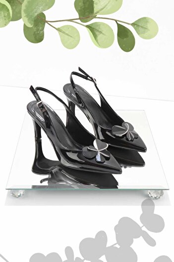 Bambi Black Women's Classic Heeled Shoes K01188133108