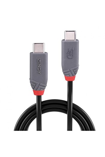 LİNDY Peripheral Cables Lindy Cable 0.8m USB4 Type C 40Gbps Anth