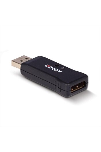 LİNDY Lindy EDID Emulator 1.4 Video Cables, Black