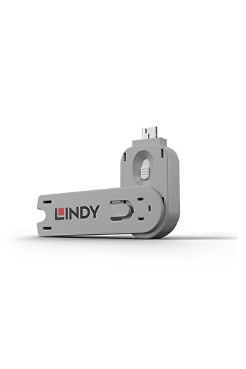LİNDY Cabluri periferice Lindy USB Type A Port Blocker Key, alb
