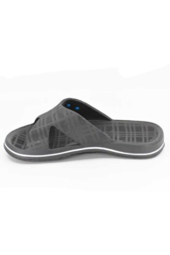 özgün adım Gezer Roller Open Striped Eva Slippers Black - White
