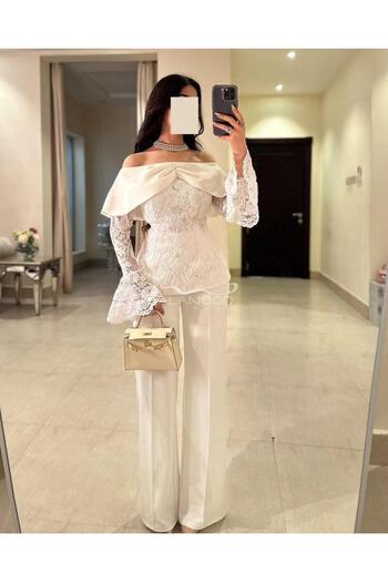 ALANOOD FASHION Elegant white lace jumpsuit