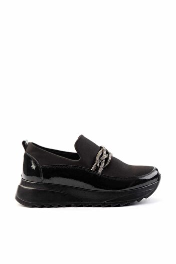 Bambi Μαύρα γυναικεία παπούτσια casual K01220051808