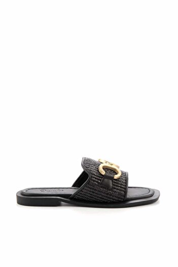 Bambi Black Women's Slippers K04826051428
