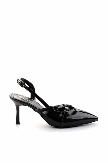 Bambi Black Women's Classic Heeled Shoes K01397441308