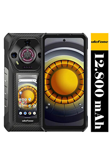 ULEFONE Ulefone Armor 30 Pro Android 14 12800mAh Çift Ekranlı AI Destekli 16GB RAM+512GB 6.95"Cep Telefonu