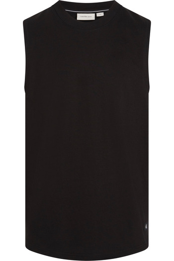 Calvin Klein Calvin Klein Men Black Woven Label Tank Top
