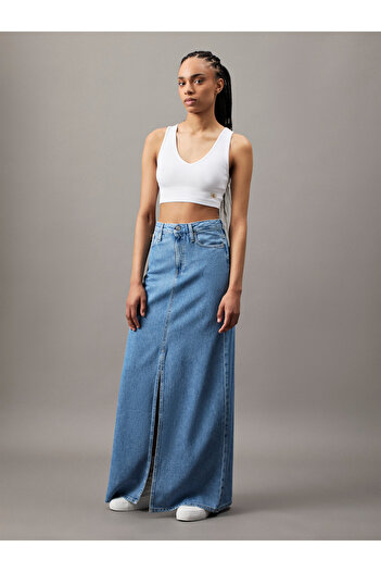 Calvin Klein Calvin Klein Women Brilliant White Ribbed Cotton Bralette Top