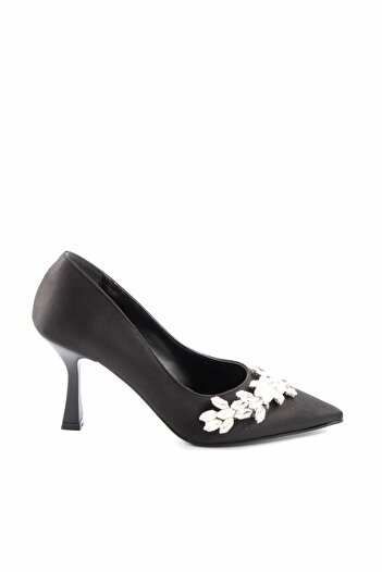 Bambi Black Women's Classic Heeled Shoes K01596134638
