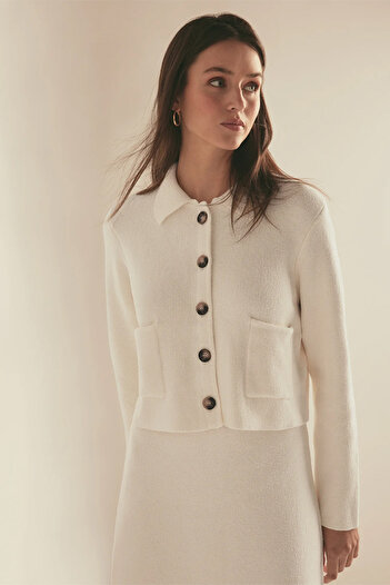 FAVORITE DAUGHTER THE ANNABEL JACKET - THE FAVORITE DAUGHTER - L, CREAM