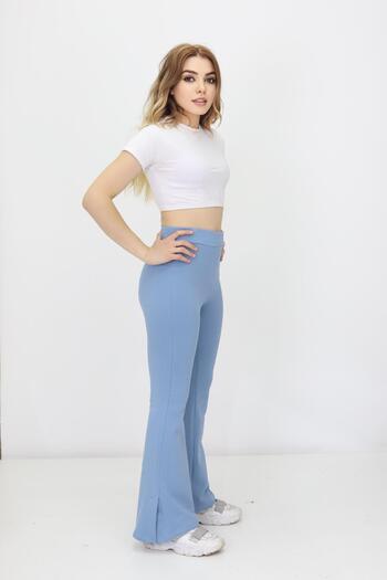 The Velavois Women's Spanish Leggings with Slit Detail