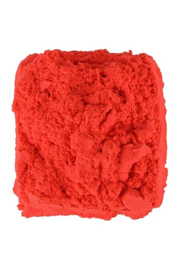 indiggo Kinetic Sand, Easy to Model, Easy to Clean, Premium Quality, Indiggo, 1000gr Bag, Red