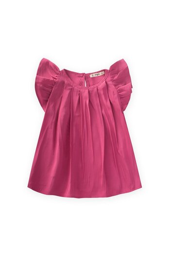 Cigit Pilikaşe Blouse 2-8 Years Fuchsia