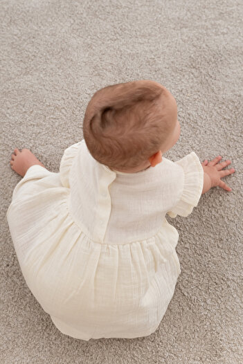 Lilabio 100% Cotton Muslin Baby Bodysuit