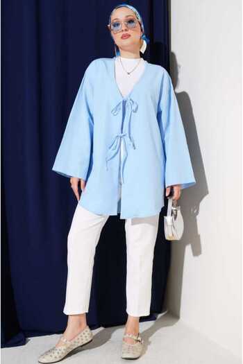 MODA VEDAT Double Lace Poplin Kimono