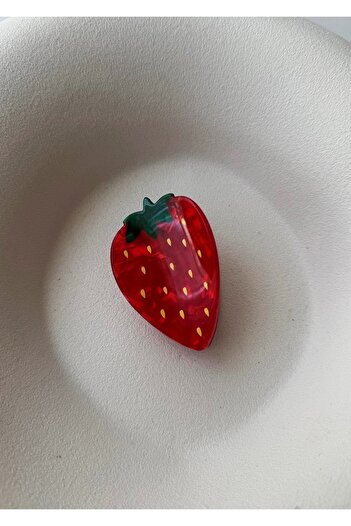 mos&more Red Strawberry Bone Stylish Latch Buckle
