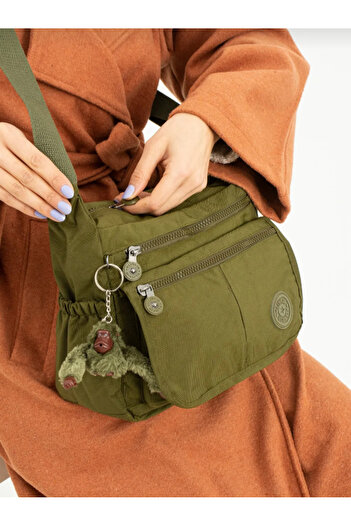eflanmoda Water Resistant Clinker Fabric Women's Shoulder and Crossbody Bag