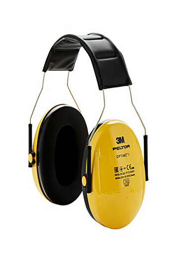 3M Peltor Optime 87-98 dB Comfort Lightweight Over The Head Safety Earmuffs