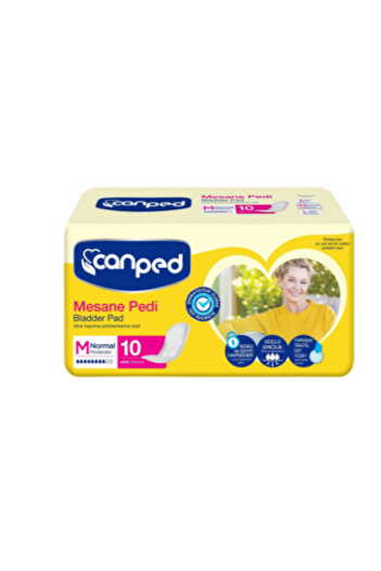 Canped Bladder Pad 10Pcs Size m