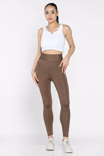 julude Coffee High Waist Lycra Leggings