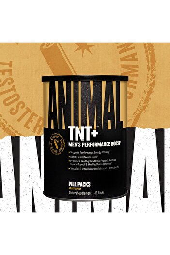 Universal Nutrition Animal TNT+ Men's Testosterone Booster, Support, Adaptogen & Stress Support, Nitric Oxide,