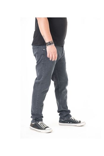 Denim Plus Size Lycra High Waist Battal Men's Jeans
