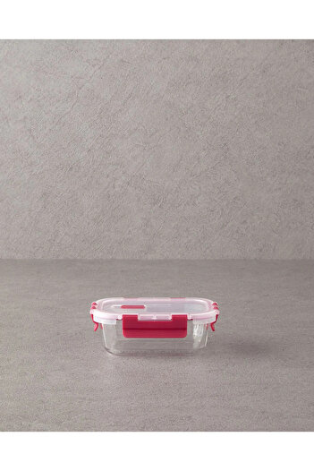 English Home Lock&Fresh Glass Storage Container Pink - 1450 ml