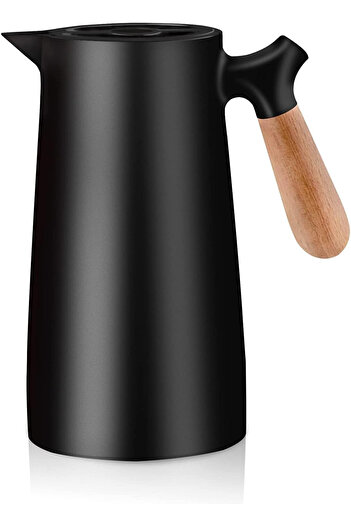 Primo Plus Thermal Flask for Hot Drinks, Large Capacity 1 Liter, 24 Hours Heat Retention, Double Wall