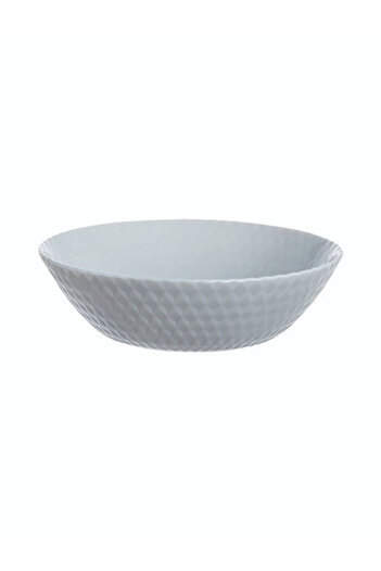 Luminarc Pampille Dishwasher and Microwave Safe Tempered Glass Soup Plate Light Grey 20cm