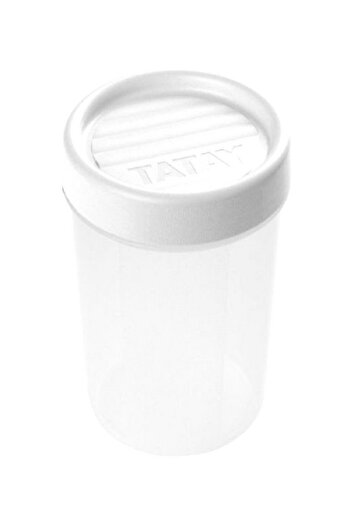 Tatay BPA Free High Quality Plastic Food Container with Thread White 0.4L
