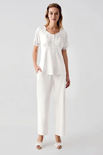 Kocabey 322 Women's Pajama Set with Dressing Gown