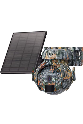 Spionescu Surveillance camera, WiFi, 3MP, 355° rotation, 90° tilt, solar powered, video, two-way audio