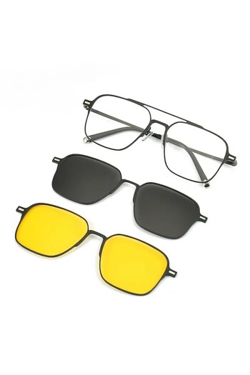 Tessero Sunglasses and Computer Protection Glasses 3-in-1 with Magnetic Attachment