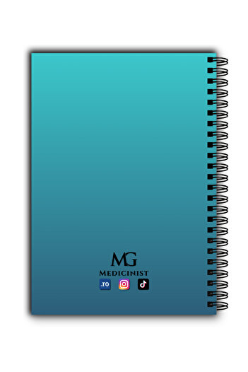 MG Medicinist Medical Notebook A5 - Ortho 1 - Dictando - 80 Sheets