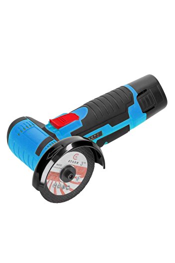 Generic Polizor unghiular, 12V, 18500 rpm, M5, Cu Baterie, Albastru