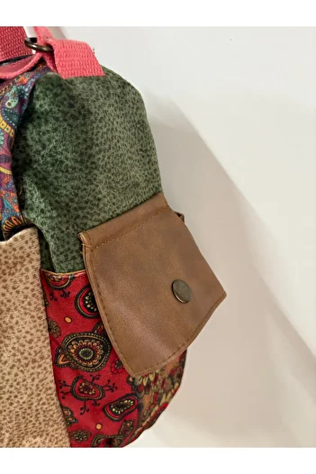 Street Bag Patchwork Ethnic Authentic Bohemian Shoulder Bag Handbag Daily Use Travel Use Messenger Bag