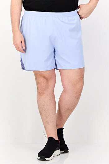 adidas Men Sportswear Fit 5 Inseam Training Shorts, Light Blue